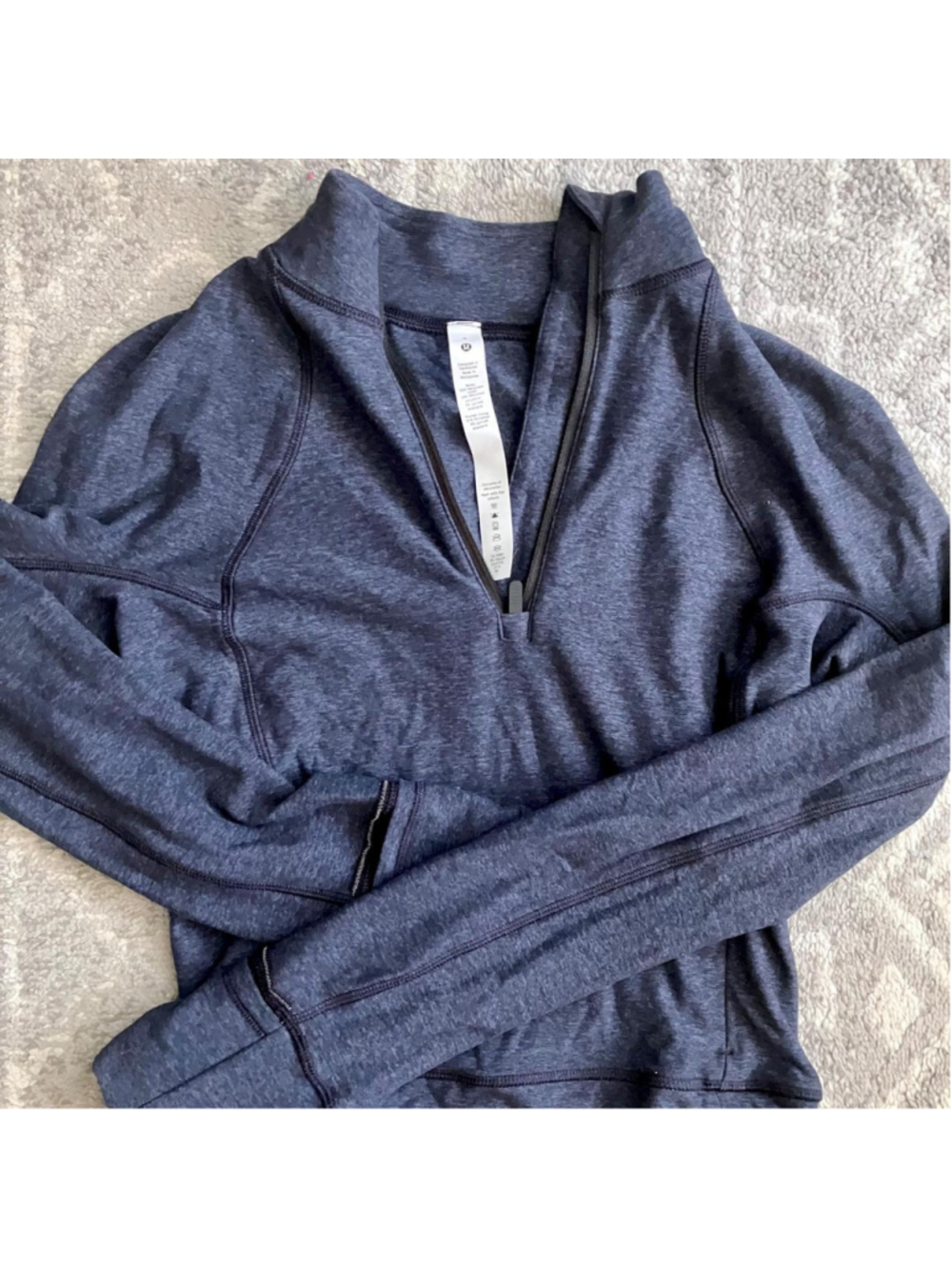 💙✨ Lululemon It's Rulu Run Cropped Half-Zip "True Navy" ✨💙